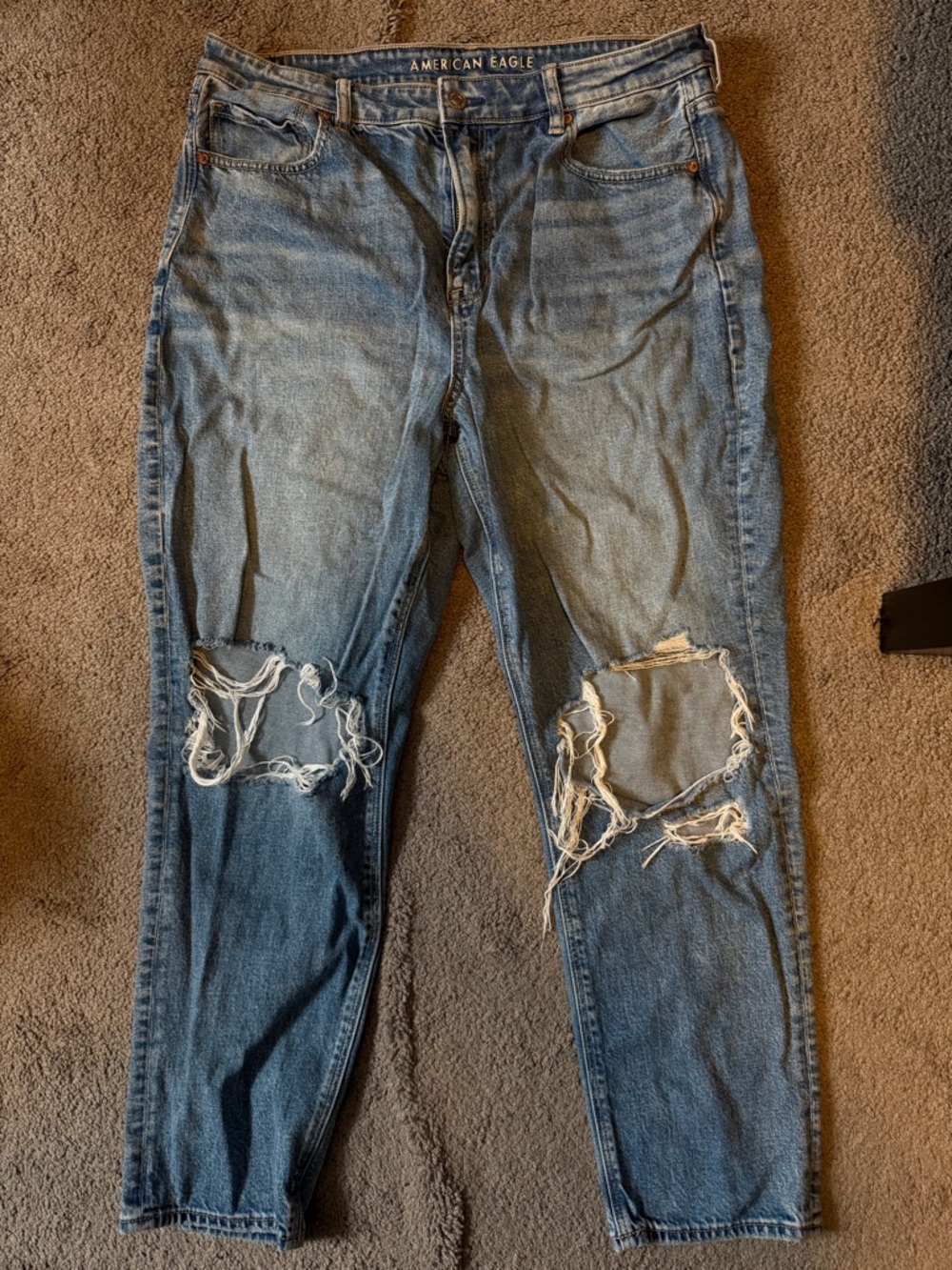 American Eagle Strigid Mom Jeans (size 16)
